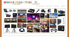 Desktop Screenshot of modernprojectors.com